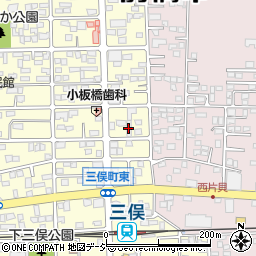 栃木銀行前橋寮（独身寮）周辺の地図