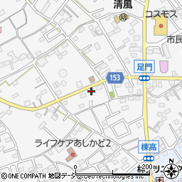 群馬県高崎市足門町807周辺の地図