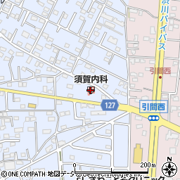 須賀内科医院周辺の地図