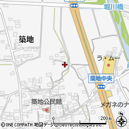 長野県上田市築地627周辺の地図
