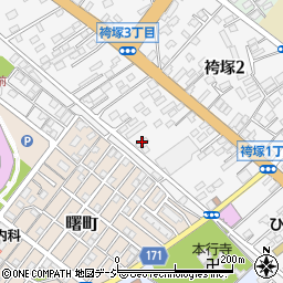 コートピア袴塚周辺の地図