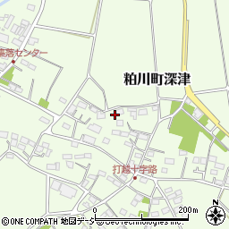 群馬県前橋市粕川町深津535周辺の地図