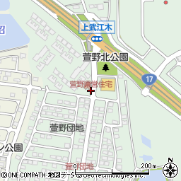 萱野県営住宅周辺の地図