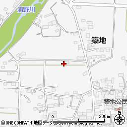 長野県上田市築地365周辺の地図