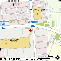 石川県小松市清六町389周辺の地図