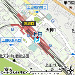 八十二銀行ＪＲ上田駅 ＡＴＭ周辺の地図