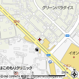 栃木自動車ガラス周辺の地図