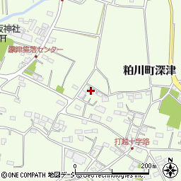 群馬県前橋市粕川町深津542周辺の地図