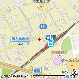 ヤマザキショップ岩宿駅前店周辺の地図