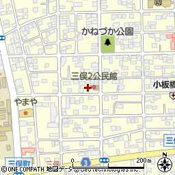 三俣神社周辺の地図