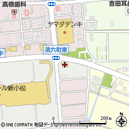 石川県小松市清六町396周辺の地図