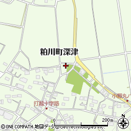 群馬県前橋市粕川町深津121周辺の地図