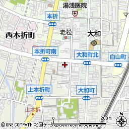 石川県小松市上本折町110周辺の地図