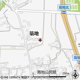 長野県上田市築地599周辺の地図