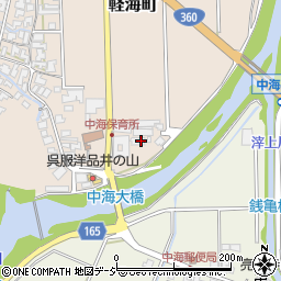 石川県小松市軽海町ノ40周辺の地図