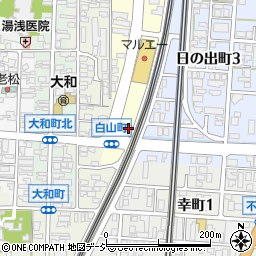 秋吉小松店周辺の地図