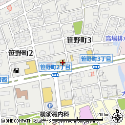 焼き肉ランド宝島笹野店周辺の地図