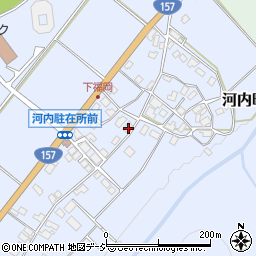 石川県白山市河内町福岡昃3周辺の地図