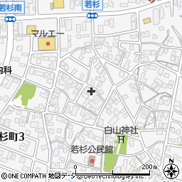石川県小松市若杉町リ39-1周辺の地図