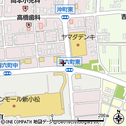 焼肉きんぐ 小松店周辺の地図