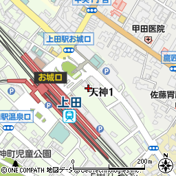ＴＨＫ株式会社　上田営業所周辺の地図