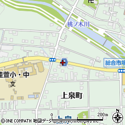 桂萱小前周辺の地図