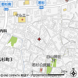 石川県小松市若杉町リ39-3周辺の地図