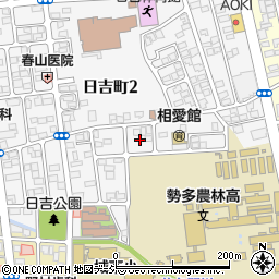 群馬県前橋市日吉町2丁目24周辺の地図