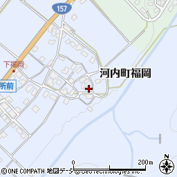 石川県白山市河内町福岡昃47周辺の地図
