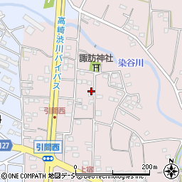 群馬県高崎市引間町770-3周辺の地図