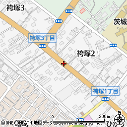茨城県水戸市袴塚周辺の地図