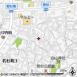 石川県小松市若杉町リ39-5周辺の地図
