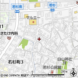 石川県小松市若杉町ナ周辺の地図