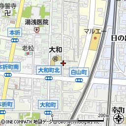 石川県小松市白山町周辺の地図