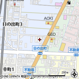 ホテルサンルート小松周辺の地図