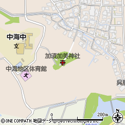 加須加美神社周辺の地図