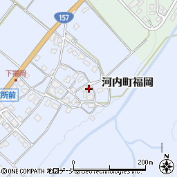 石川県白山市河内町福岡昃周辺の地図