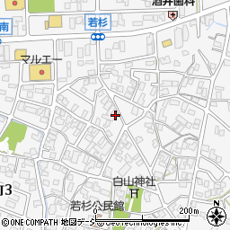 石川県小松市若杉町（リ）周辺の地図