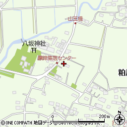 群馬県前橋市粕川町深津553周辺の地図