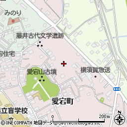 茨城県水戸市愛宕町周辺の地図