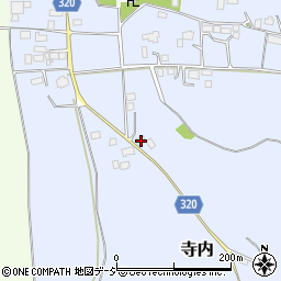 栃木県真岡市寺内157周辺の地図
