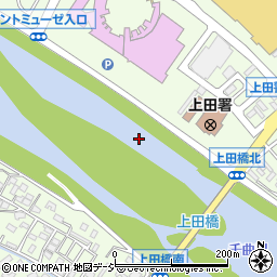 千曲川周辺の地図