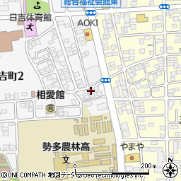 群馬県前橋市日吉町2丁目34周辺の地図