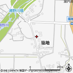 長野県上田市築地529周辺の地図