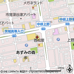 茨城トヨタ自動車　勝田東店周辺の地図