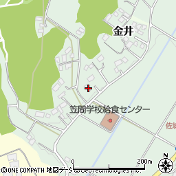 茨城県笠間市金井160周辺の地図