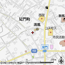 群馬県高崎市足門町830周辺の地図