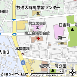 群馬県前橋市日吉町1丁目8周辺の地図