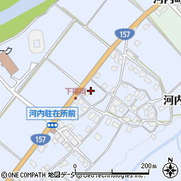 石川県白山市河内町福岡盈周辺の地図