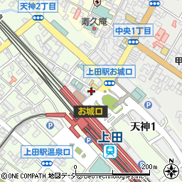 ニューゴールデン 上田駅前店周辺の地図